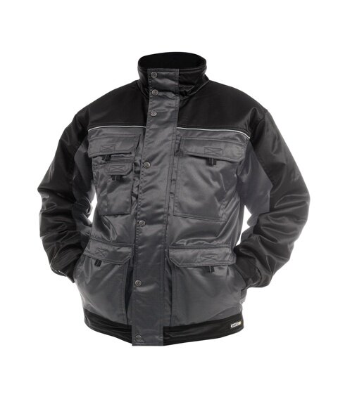 DASSY® Jacke Tignes zementgrau/schwarz