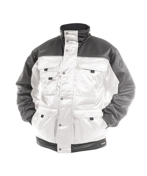 DASSY® Jacke Tignes weiß/zementgrau